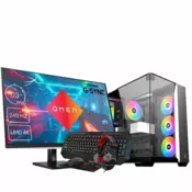 GOSU PC Gaming računalniški komplet DAIMYO A87F RTX57, Ryzen 7 8700F, RTX 5070, 32GB RAM, 1TB SSD, 32 1440p + Oprema, W11P, (5000219623)