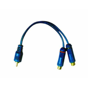 CABLETECH 1RCA - 2RCA uticnica 0,2m KPO2615