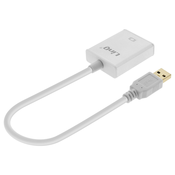LINQ LinQ USB 3.0 v HDMI ženski v Full HD video adapter srebrne barve, (20524286)