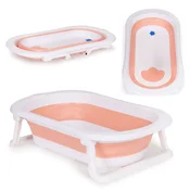 ECO TOYS Sklopiva kadica za bebe sa odvodom, roze
