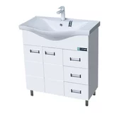 Lapino Lavabo sa ormaricem 7075 3 Fioke 75x85cm, Roma Beli