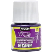 Barva za steklo za vitraže Pebeo Vitrea 160 sijajna 45 ml - Amarantna