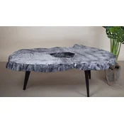 Casa Padrino luxury coffee table gray/black 100 x 60 x H. 50 cm