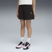 PUMA Essentials High-Waist Shorts Youth, Clothing, Black, 7-8Y