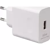 HN-200330E00 Honor Super Charge USB-A potovalni polnilec 66W bel (Service Pack)
