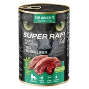 Super Rafi Cat Sterilised P&F Goose and Turkey liver 400 g