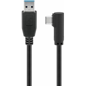 MicroConnect Kabel USB C-A 3.0, 1m 4,5W, 5Gbps, kotni