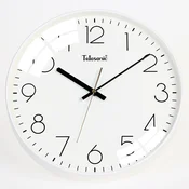 Telesonic Zidni sat, 30 cm, Beli