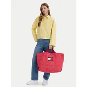 Tommy Jeans Ročna torba Tjw Wave Flag Med Tote AW0AW18466 Koral