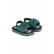 Otroški sandali BOSS zelena barva