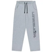 LONSDALE Hlače Stonesfield pegasto siva / črna