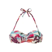 LASCANA Bikini zgornji del kremna / svetlo modra / temno zelena / lila / roza