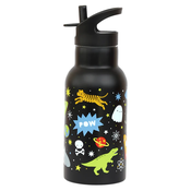 A Little Lovely Company – nerjavni bidon za pijačo, 350 ml – vesolje