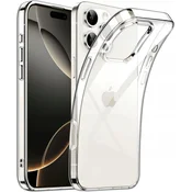 shumee Ovitek za iPhone 16 Pro Max s tankim prozornim hrbtnim delom + 9H steklom