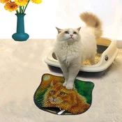 Aberto Design Prostorika za toalet za macke Kdkafa0130, 40 x 50 cm, Šarena