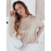 Damski sweter BRAVINA beżowy Dstreet