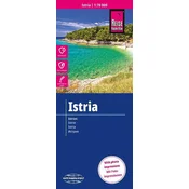 E.I. Istra 1:70.000. Vodoodporni cestni in turistični zemljevid. Potovalno znanje