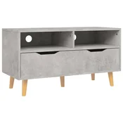 Vidaxl TV omarica betonsko siva 90x40x48,5 cm inženirski les