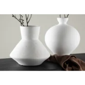 Venture Design Vaza Rellis 22x20 cm bela