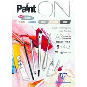 Clairefontaine PaintOn 115Lb N°6 Assorted Pad A3 250 g Skicirka