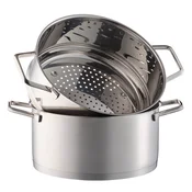 KOZICA ZA KUHANJE + SOPARNIK FREE 22CM ,6L, INOX, STEKLO