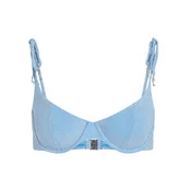 Karl Lagerfeld Bikini zgornji del svetlo modra
