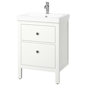 HEMNES / ORRSJÖN Post.umiv. s fiokama/umiv/slavinom, bela, 62x49x89 cm