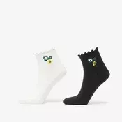 Nogavice adidas X Liberty London Ruff Socks 2 Pairs Off White/ Black S