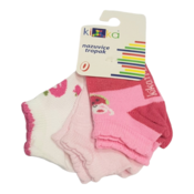 KIKA Set carapa za bebe, 3 komada, Roze