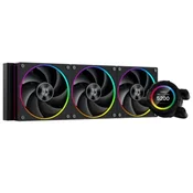 ID-Cooling vodno hlajenje za CPU - Space SL360 (25dB; maks. 132,52 m3/h; 3x12cm, A-RGB LED, črn)