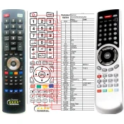 General SENCOR XFA187R - compatible General-branded remote control