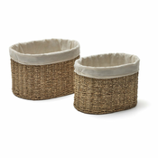 Košare iz morske trave v kompletu 2 ks 35x25x25 cm Tossa – Kave Home