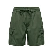 Only & Sons Športne kratke hlače Kal 22034462 Zelena Slim Fit