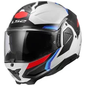 Motociklisticka kaciga na preklop LS2 FF910 Advant II Triple bijelo-plavo-crvena