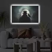 Wallity Slika na platnu sa LED osvetljenjem 45x70cm