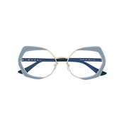Marni Eyewear - geometric shaped glasses - women - Blue