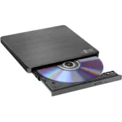 GP60NB60 Ultra-Slim Portable DVD Burner and Drive with M-DISC Support crno
