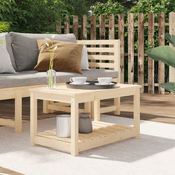 Vidaxl vidaXL Vrtna miza, 82,5 x 50,5 x 45 cm, masivni borov les