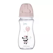 Canpol baby Flašica široki vrat, antikolik - Easy start- 300 ml - toys doll pink