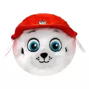 TY Plišana igracka  Loptica Paw Patrol Marshall 83018, 9 cm, Bijelo-crvena