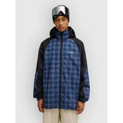DC Trackstar 10K Jacket bluebird plaid