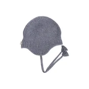 GOBI Cashmere Kapa Ultimate Warmth Knit Tie Hat siva