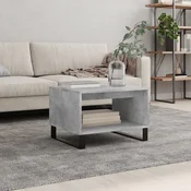 Stolic za kavu boja betona 60x50x40 cm konstruirano drvo