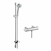 Hansgrohe, CROMA 100 MULTI 3 jet tuš set s konzolo, 0,90 m