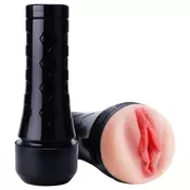 Tracys Dog 3D Stroker - realistična vagina v škatli (črno-naravno)