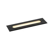 Sodoben talni reflektor črne barve 30 cm, vključno z LED IP65 - Eline