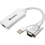 SANDBERG Display Converter, pretvarač VGA+audio u HDMI 508-78