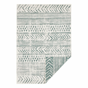 Zeleno-krem zunanja preproga Bougari Biri, 80x150 cm