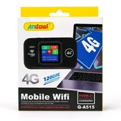 Andowl Prenosni SIM 4G LTE Mobile WiFi Router – brez nastavljanja
