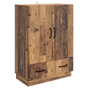 Vidaxl Strani šal s predalom Star les 66 x 34,5 x 92 cm Inženirski les